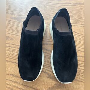 Stuart Weitzman Black Slip-On Sneakers